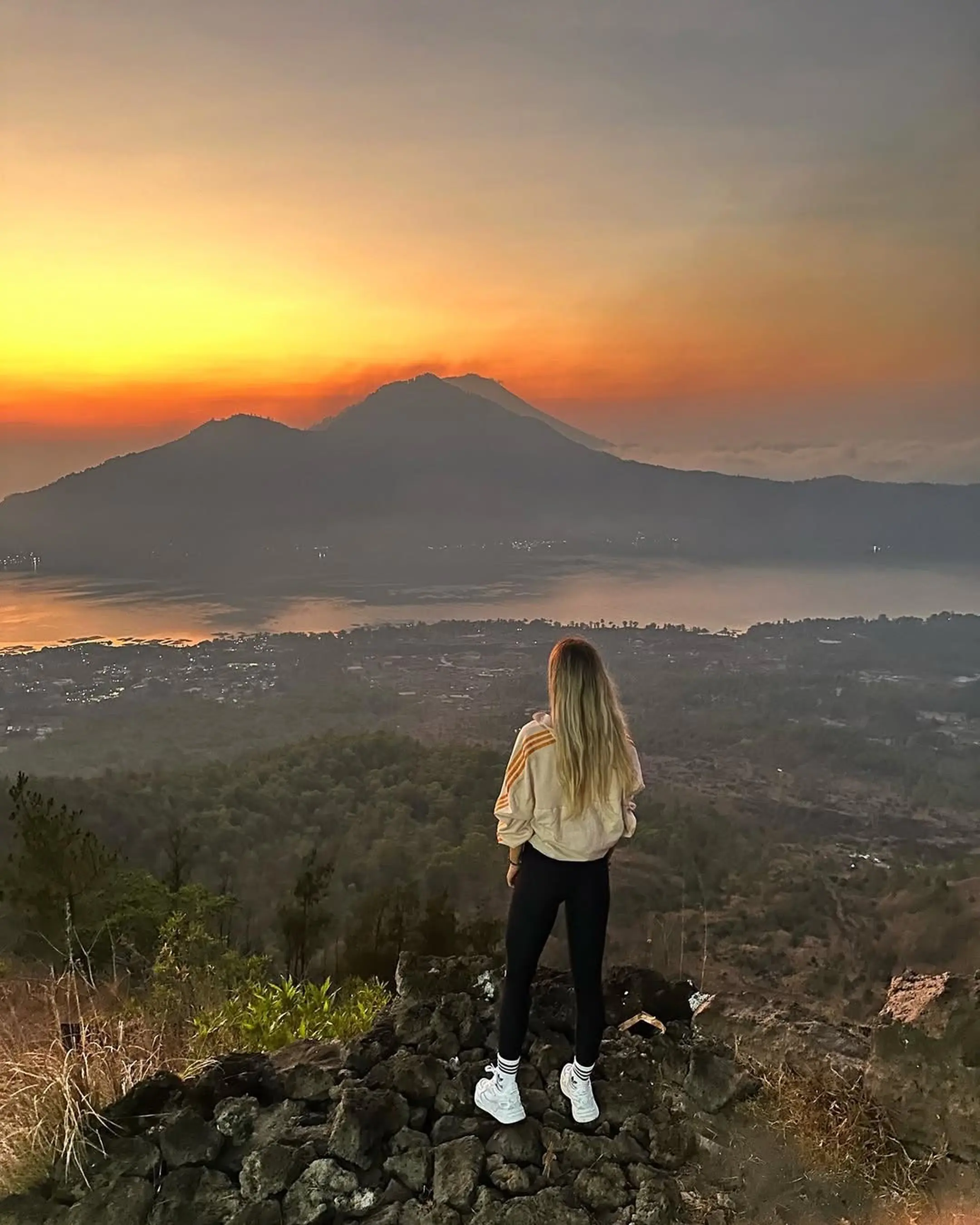 Mount Batur landscape Kintamani Bali